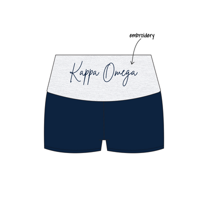 Northeastern University x Sigma Kappa 'Fall '26 drop' Haven Foldover Shorts