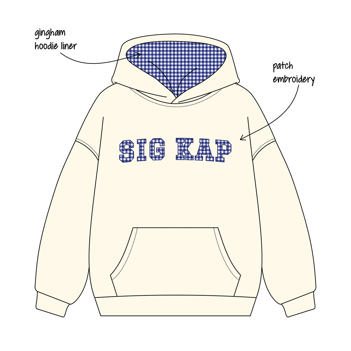 Northeastern University x Sigma Kappa 'Fall '26 drop' Signature Hoodie