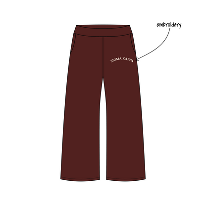 Northeastern University x Sigma Kappa 'Fall '26 drop' Jagger Wide-Leg Sweatpants