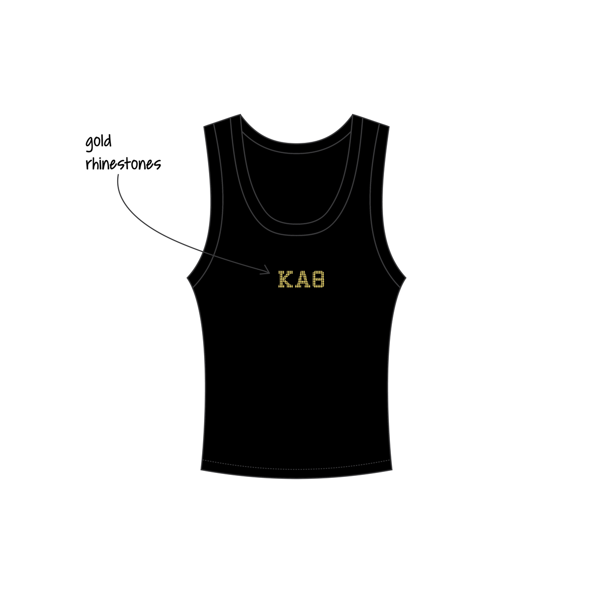 Southern Methodist University x Kappa Alpha Theta 'New Chapter Merch Drop' Nova Tank Top