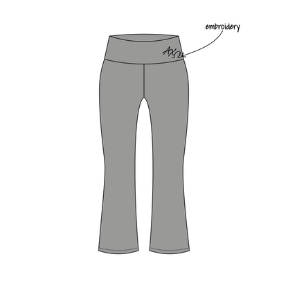 University of South Carolina x Alpha Chi Omega 'Senior merch' Becca Foldover Yoga Pants