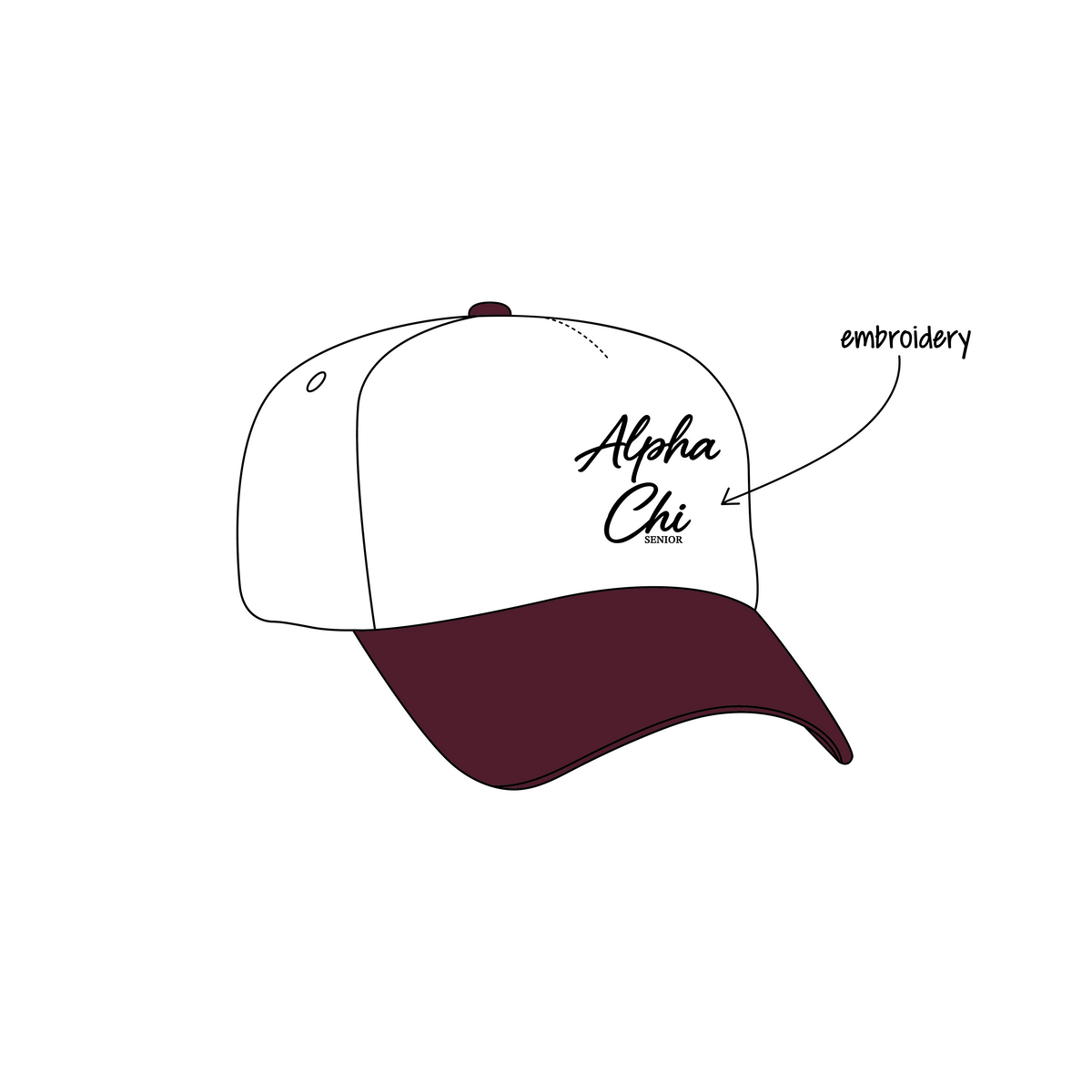 University of South Carolina x Alpha Chi Omega 'Senior merch' Otto Hat 31-069