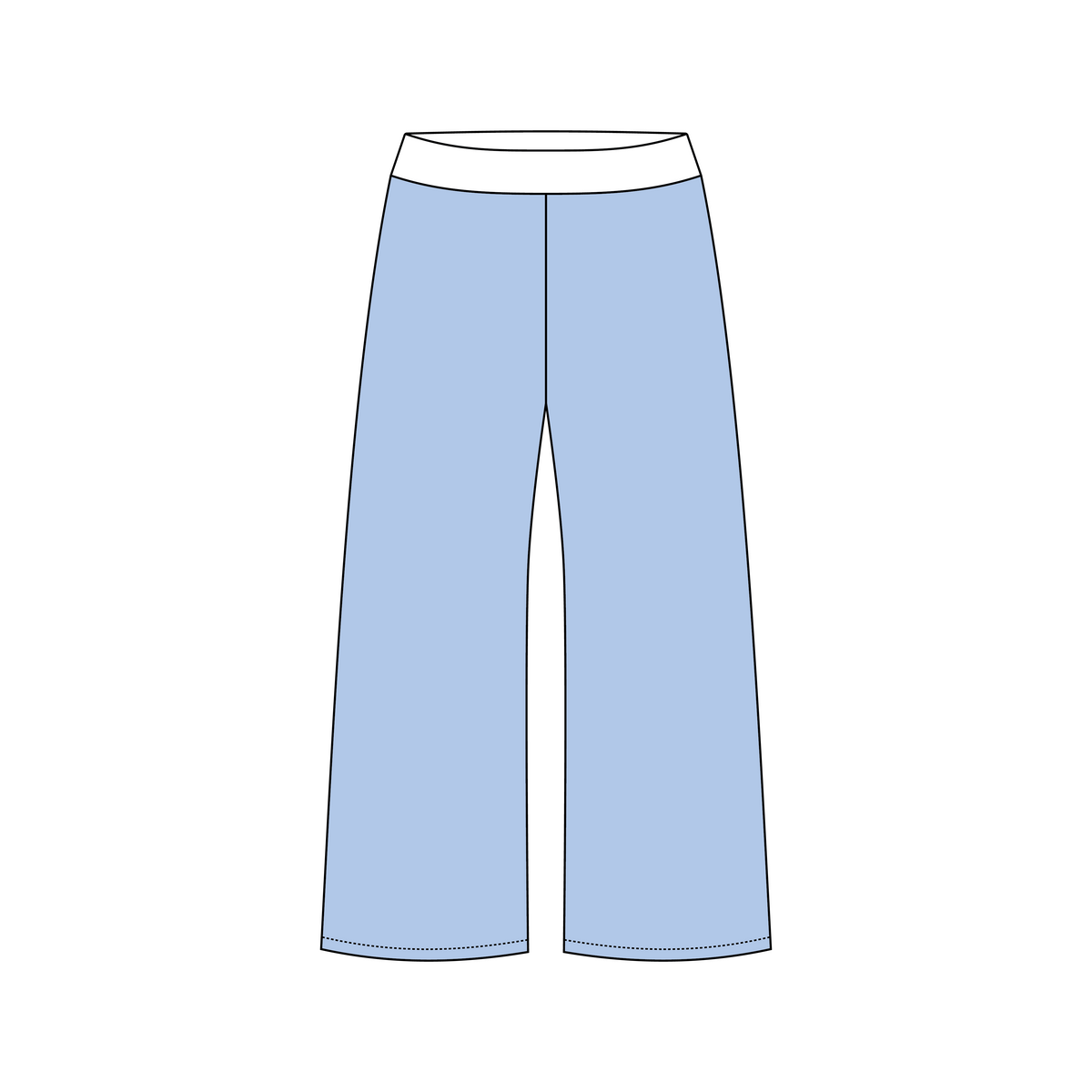 Illinois State University x Delta Delta Delta 'PR Live In Merch' Jagger Wide-Leg Sweatpants