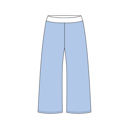 Illinois State University x Delta Delta Delta 'PR Live In Merch' Jagger Wide-Leg Sweatpants