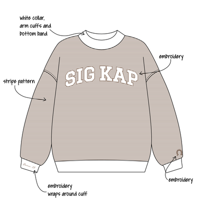 Oregon State University x Sigma Kappa 'Fall merch' Signature Mockneck