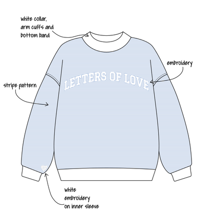 Landmark College x Letters of Love Marquette 'Letters of Love Fall Merch Drop' Signature Mockneck