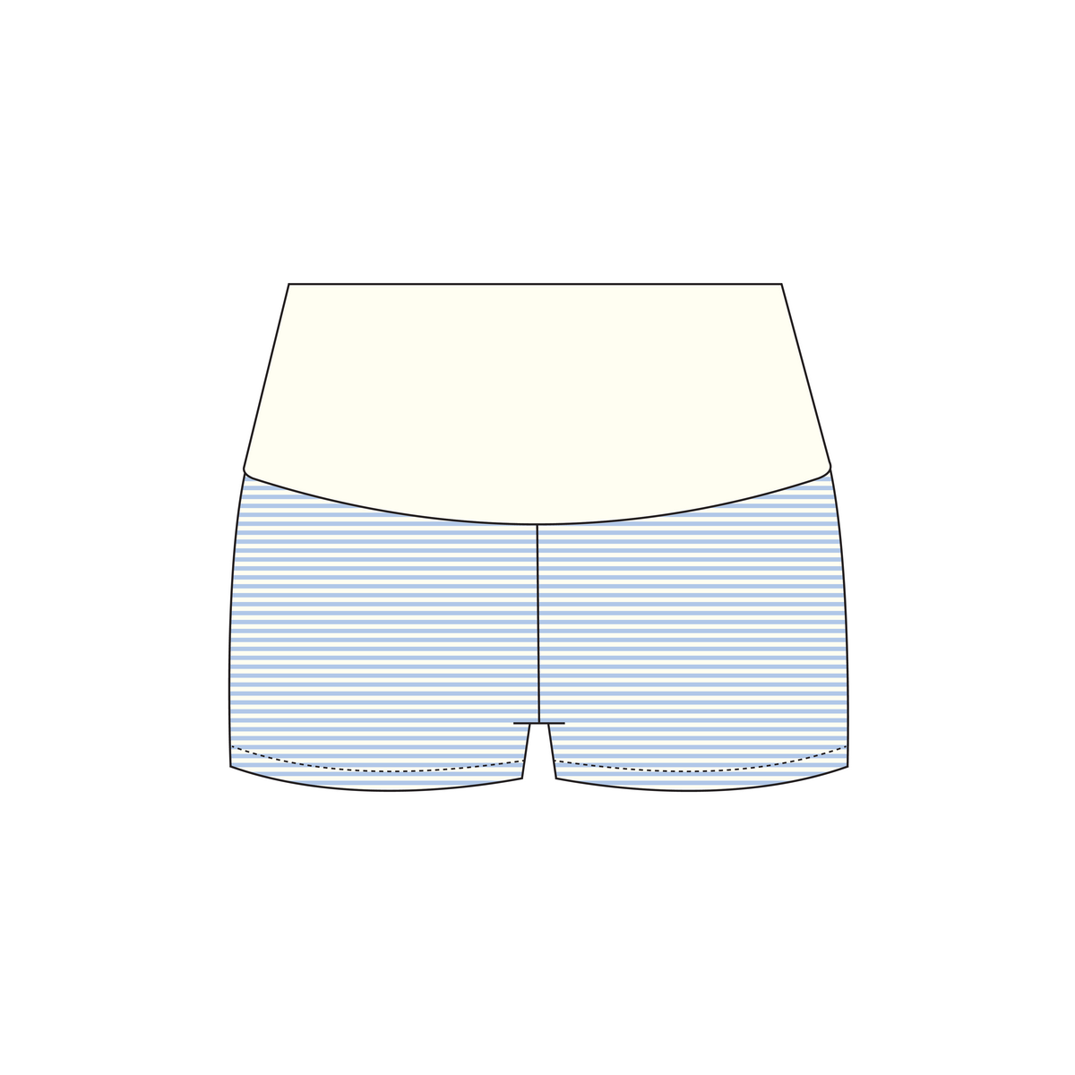Chapman University x Pi Beta Phi 'Recruitment 2027' Haven Foldover Shorts
