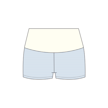 Chapman University x Pi Beta Phi 'Recruitment 2027' Haven Foldover Shorts
