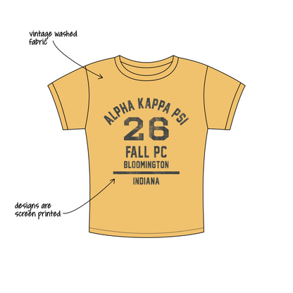 Indiana University Bloomington x Alpha Kappa Psi 'Fall PC 2026 Retreat' Charlie Baby Tee