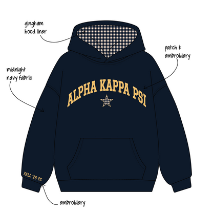 Indiana University Bloomington x Alpha Kappa Psi 'Fall PC 2026 Retreat' Signature Hoodie