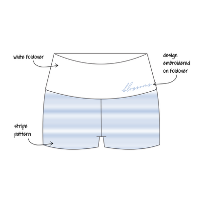 Texas A&M x Aggie Blossoms 'Fall Merch Drop' Haven Foldover Shorts