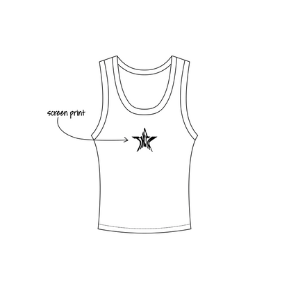 Southern Methodist University x Kappa Alpha Theta 'Twin Star Reveal' Los Angeles Apparel Tank Top 4308