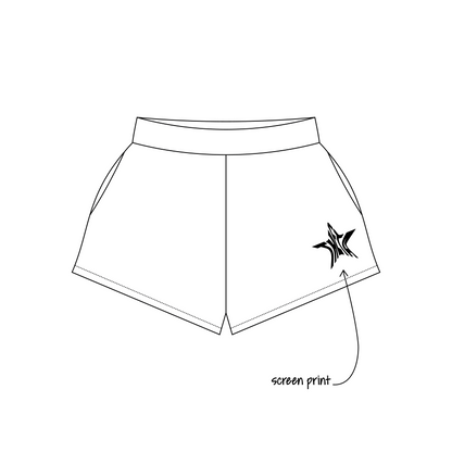Southern Methodist University x Kappa Alpha Theta 'Twin Star Reveal' Los Angeles Apparel Midweight Sweatshorts MWF314