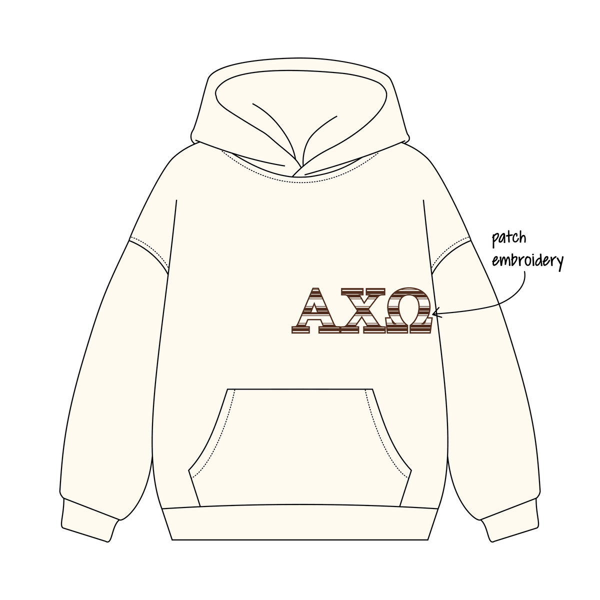 University of South Carolina x Alpha Chi Omega 'Sophomore MC' Signature Hoodie