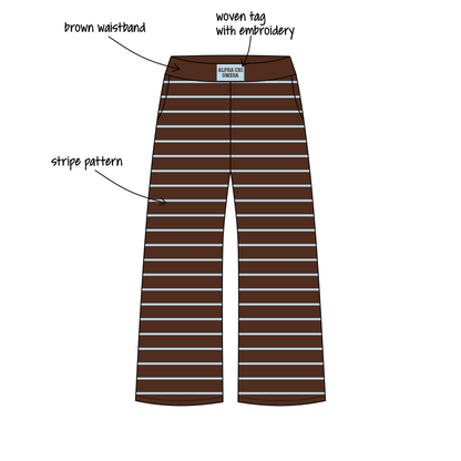University of South Carolina x Alpha Chi Omega 'Freshman MC' Jagger Wide-Leg Sweatpants