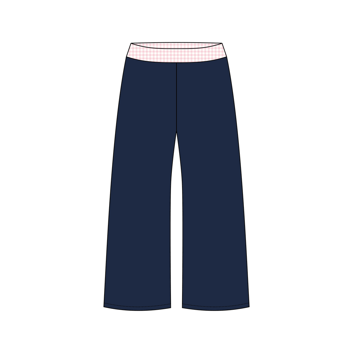 Lafayette College x Delta Gamma 'Fall merch 2026' Jagger Wide-Leg Sweatpants