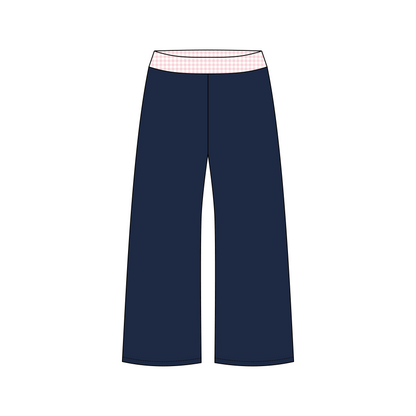Lafayette College x Delta Gamma 'Fall merch 2026' Jagger Wide-Leg Sweatpants
