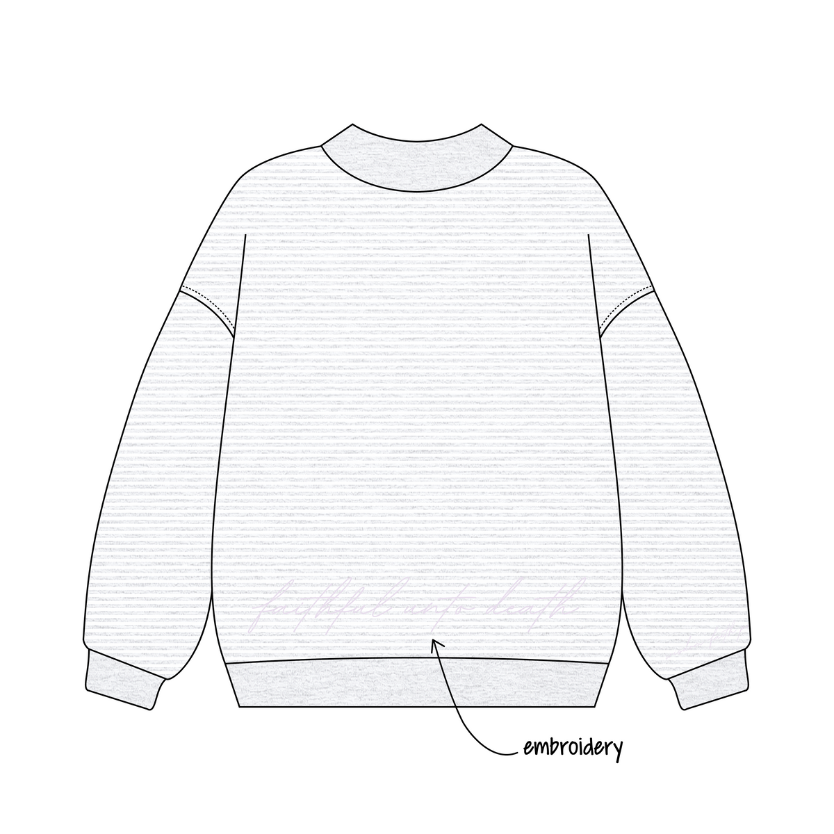 Grand Valley State University x Sigma Sigma Sigma 'PR' Signature Mockneck