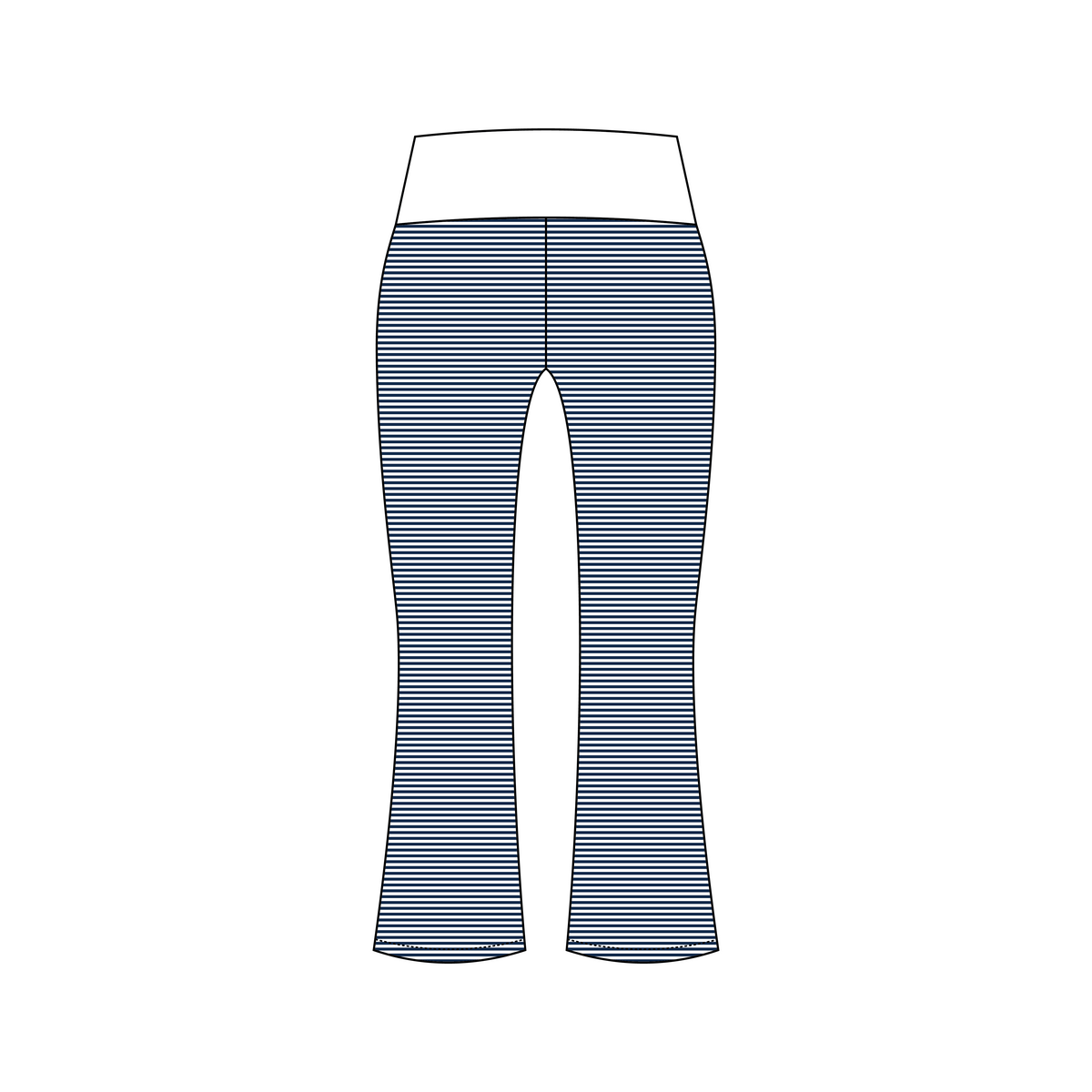 Cornell University x Alpha Epsilon Phi 'Fall 2026 Semester Merch' Becca Foldover Yoga Pants
