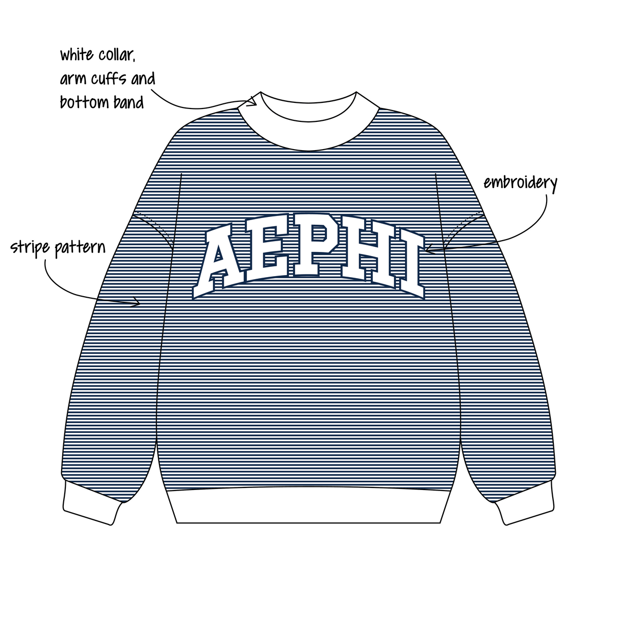Cornell University x Alpha Epsilon Phi 'Fall 2026 Semester Merch' Signature Mockneck