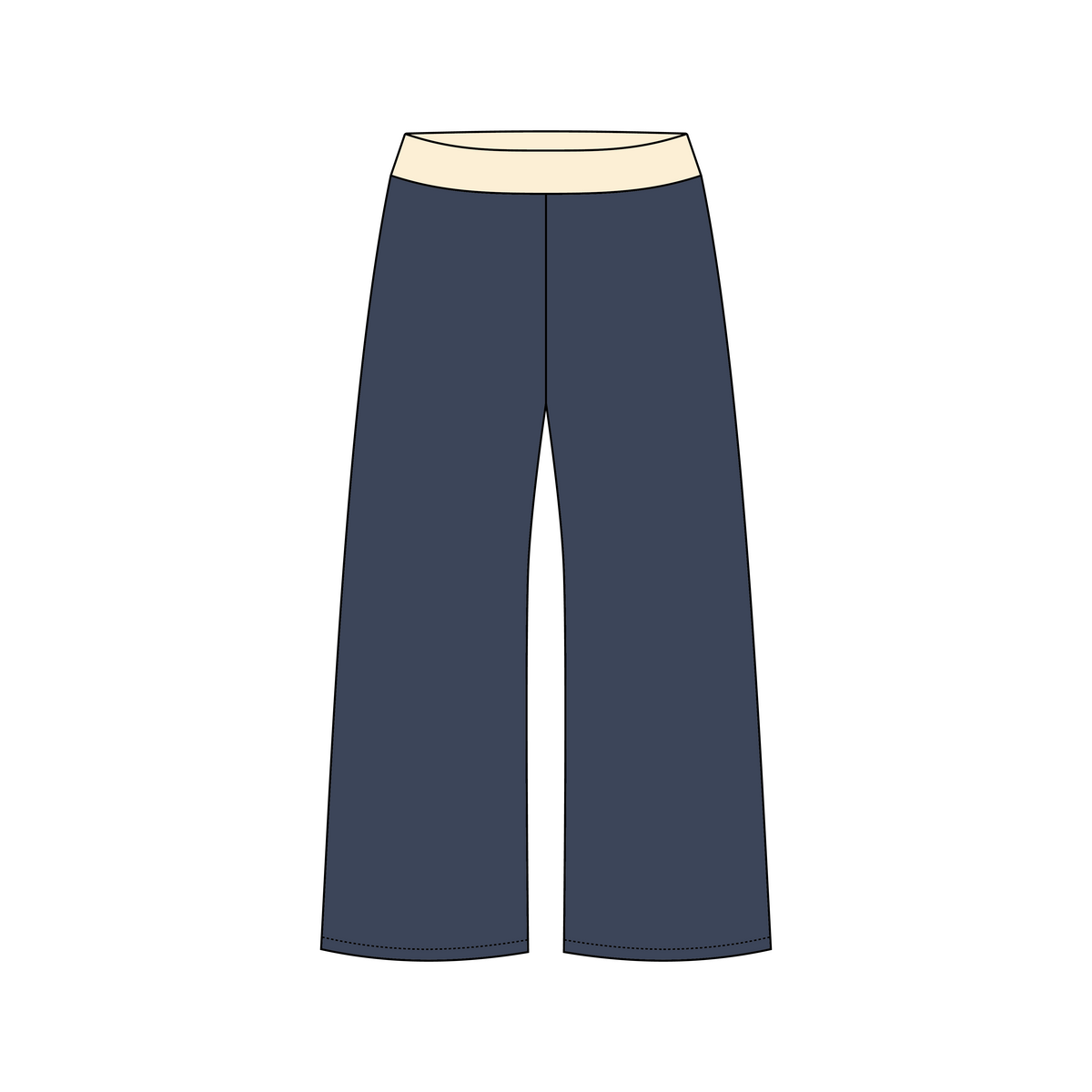 University of Maryland, College Park x Alpha Chi Omega 'Semester merch' Jagger Wide-Leg Sweatpants
