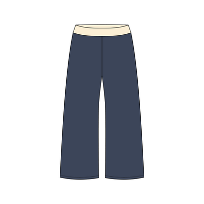 University of Maryland, College Park x Alpha Chi Omega 'Semester merch' Jagger Wide-Leg Sweatpants