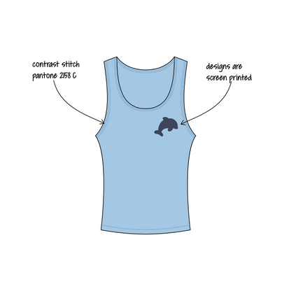 Southern Methodist University x Delta Delta Delta 'Winter Merch Drop' Hailey Tank Top