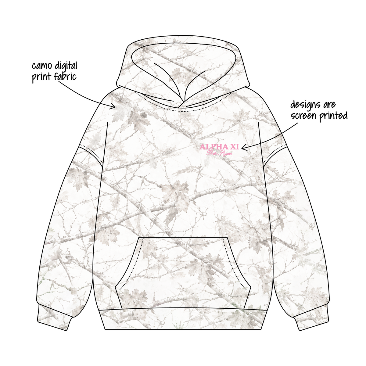 University of Central Florida x Alpha Xi Delta 'Fall Drop' Signature Hoodie