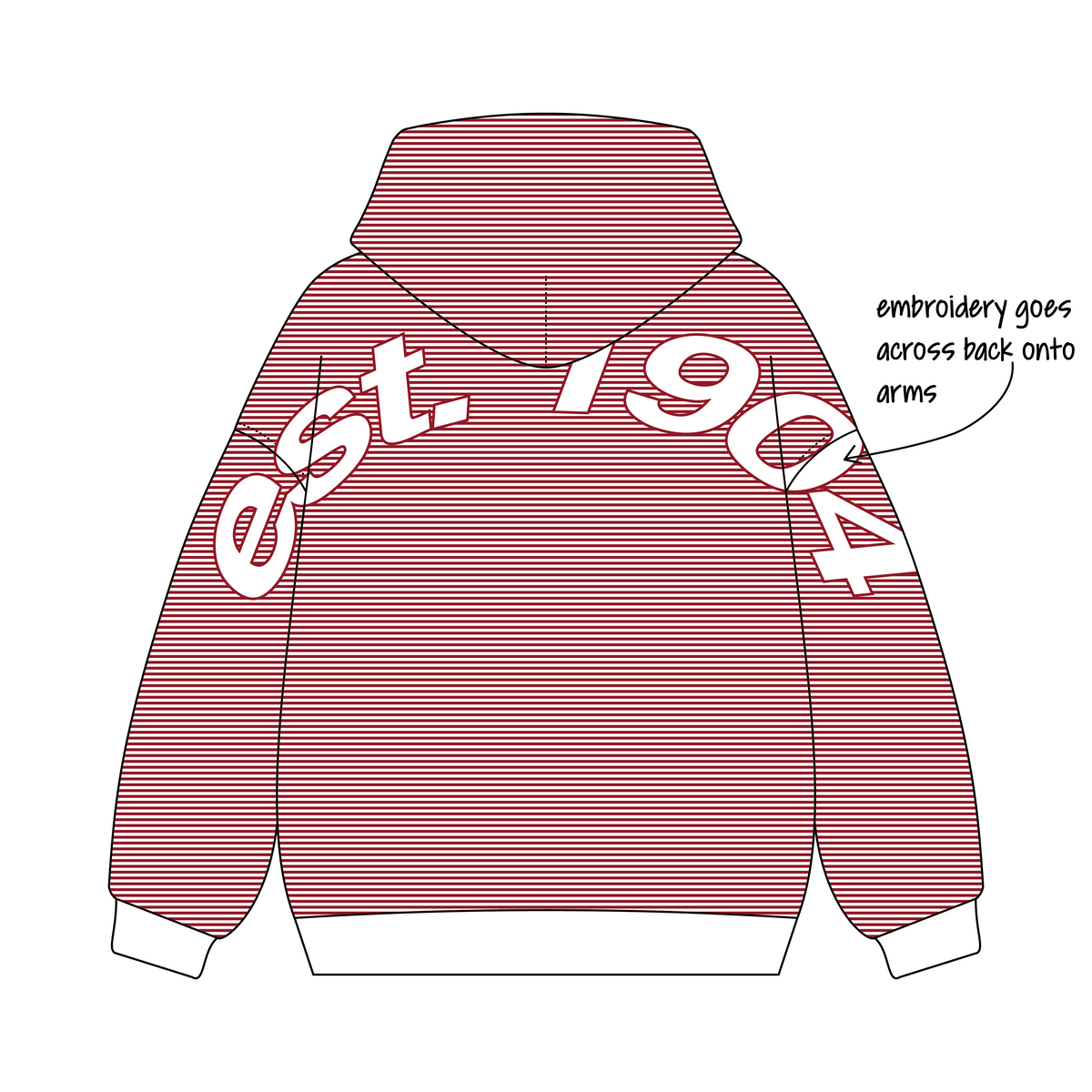 University at Buffalo x Alpha Gamma Delta 'Chapter Merch /Big Little' Signature Hoodie