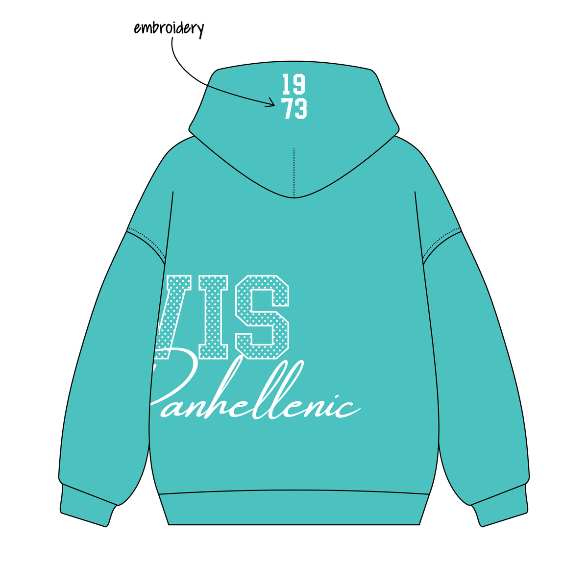 University of California, Davis x National Panhellenic Council 'Fall Merch' Signature Hoodie