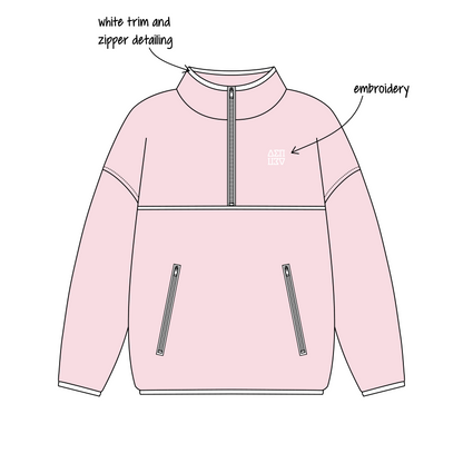 University of San Diego x Delta Sigma Pi 'Fall Semester' Callie Fleece Quarter Zip