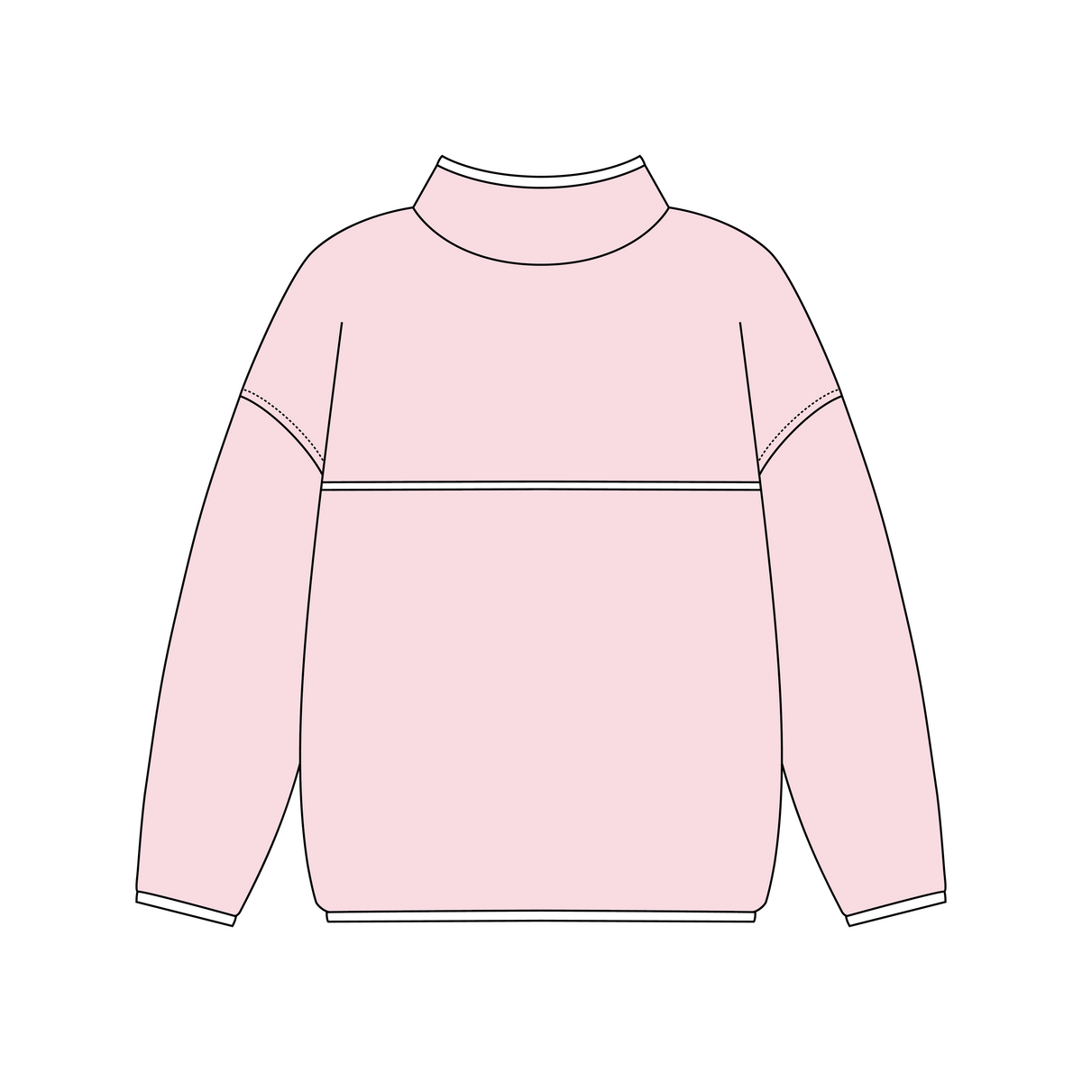 University of San Diego x Delta Sigma Pi 'Fall Semester' Callie Fleece Quarter Zip
