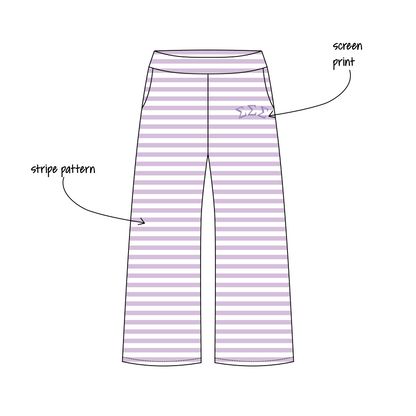 Missouri Western State University x Sigma Sigma Sigma 'not specfic' Jagger Wide-Leg Sweatpants