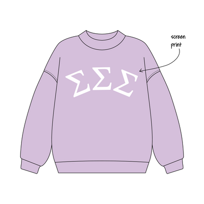 Missouri Western State University x Sigma Sigma Sigma 'not specfic' Signature Mockneck