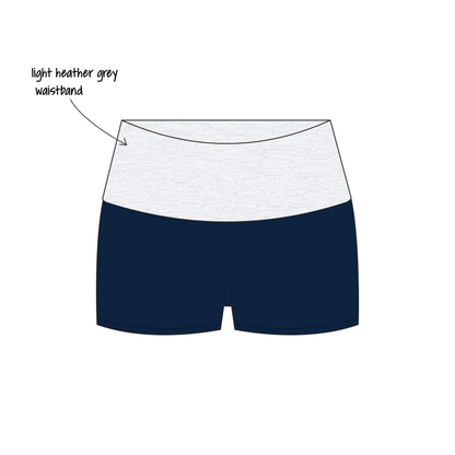 University of California, Santa Barbara x Alpha Phi 'Senior merch' Haven Foldover Shorts