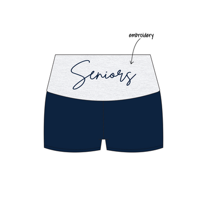 University of California, Santa Barbara x Alpha Phi 'Senior merch' Haven Foldover Shorts