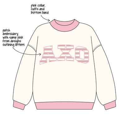 University of California, San Diego x Alpha Chi Omega 'Fall quarter merch' Signature Mockneck