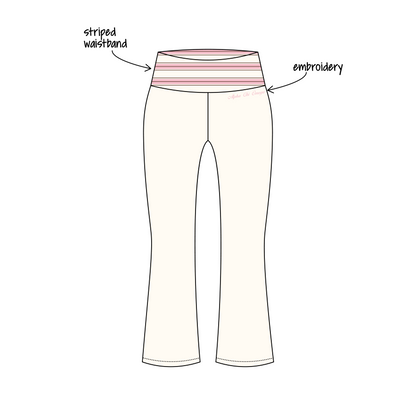 University of California, San Diego x Alpha Chi Omega 'Fall quarter merch' Becca Foldover Yoga Pants