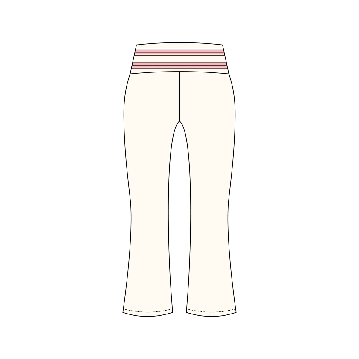 University of California, San Diego x Alpha Chi Omega 'Fall quarter merch' Becca Foldover Yoga Pants