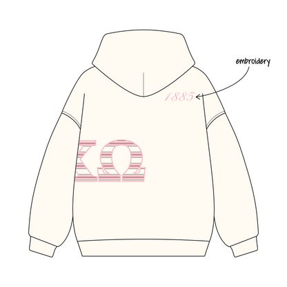 University of California, San Diego x Alpha Chi Omega 'Fall quarter merch' Signature Hoodie