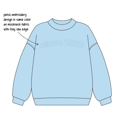 University of Wisconsin-Madison x Delta Delta Delta 'New member merch' Signature Mockneck
