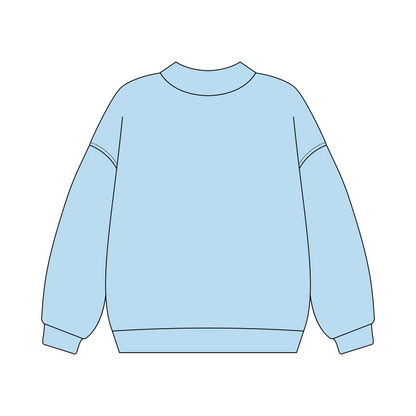 University of Wisconsin-Madison x Delta Delta Delta 'New member merch' Signature Mockneck