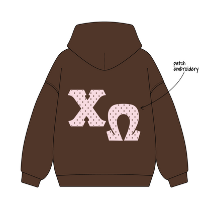 Sacred Heart University x Chi Omega 'General Merch Drop' Signature Zip-Up Hoodie