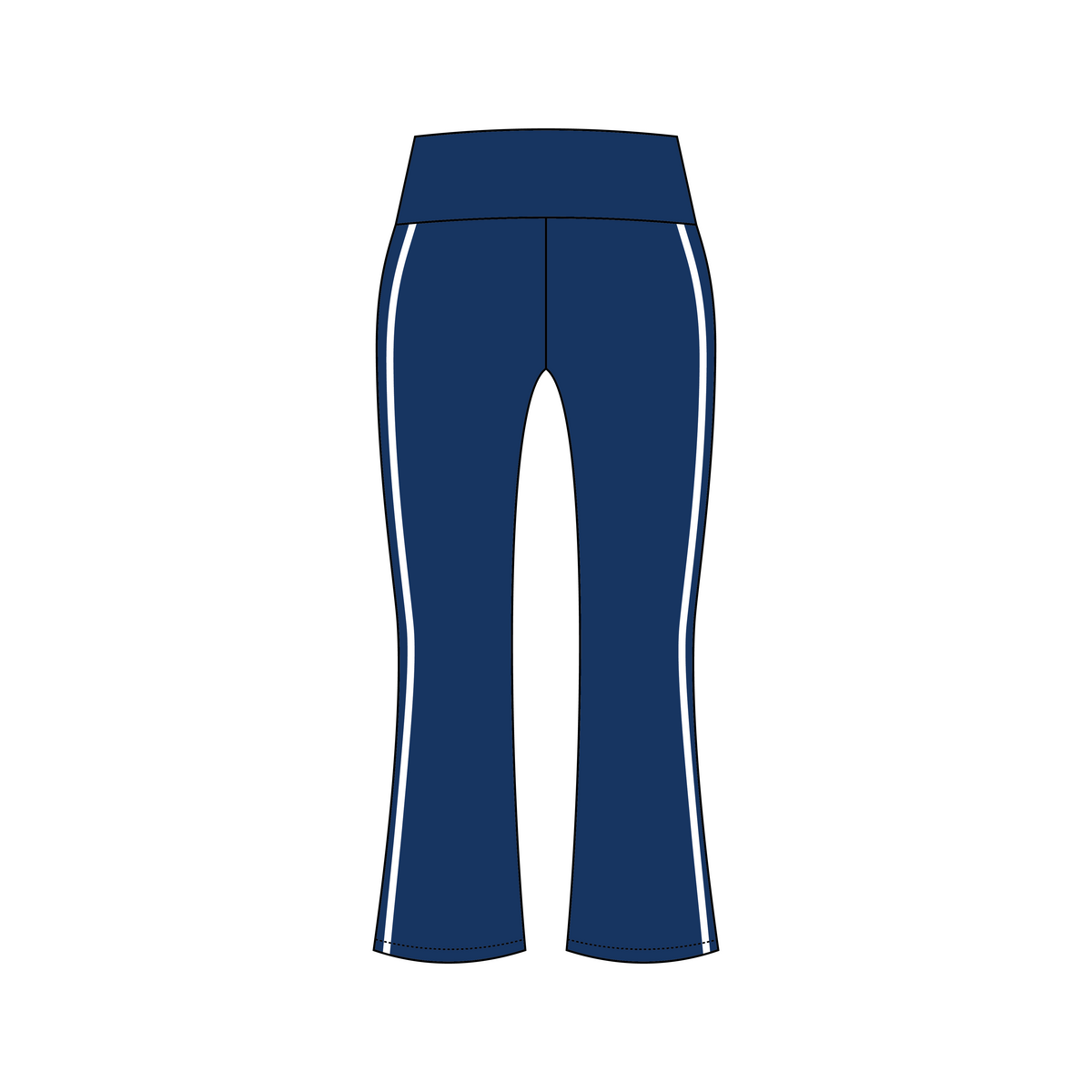 University of California, Berkeley x Alpha Phi 'Winter Merch Drop' Becca Foldover Yoga Pants