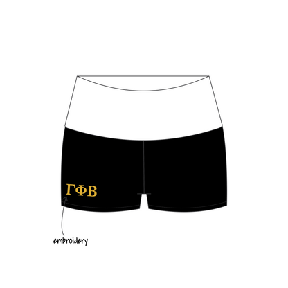 University of Colorado Boulder x Gamma Phi Beta 'fall drop' Haven Foldover Shorts