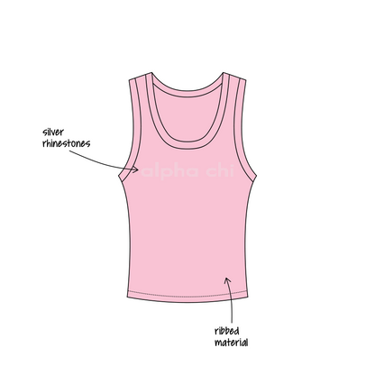 University of San Diego x Alpha Chi Omega 'Recruitment' Nova Tank Top