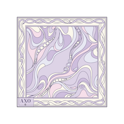 University of San Diego x Alpha Chi Omega 'Recruitment' Signature Scarf