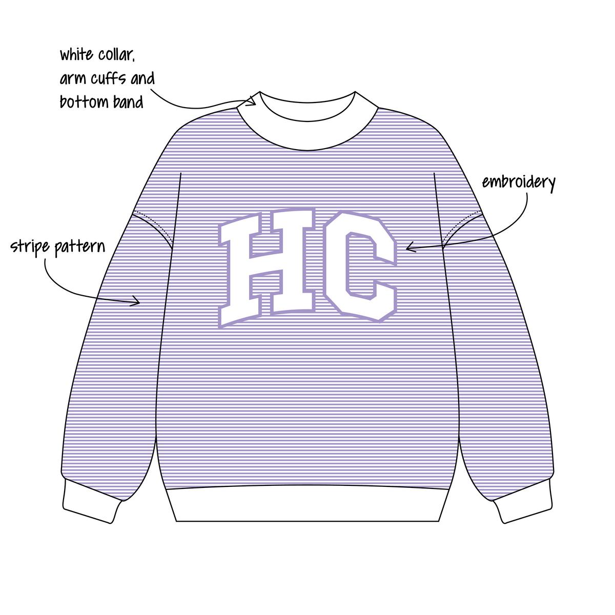 University of St Andrews x Her Campus 'Fall Merch' Signature Mockneck