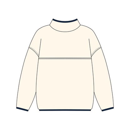 University of Delaware x Delta Delta Delta 'Winter Merch' Callie Fleece Quarter Zip