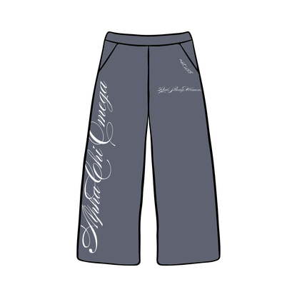 University of Arizona x Alpha Chi Omega 'Chapter Merch' Wide-leg Sweatpants